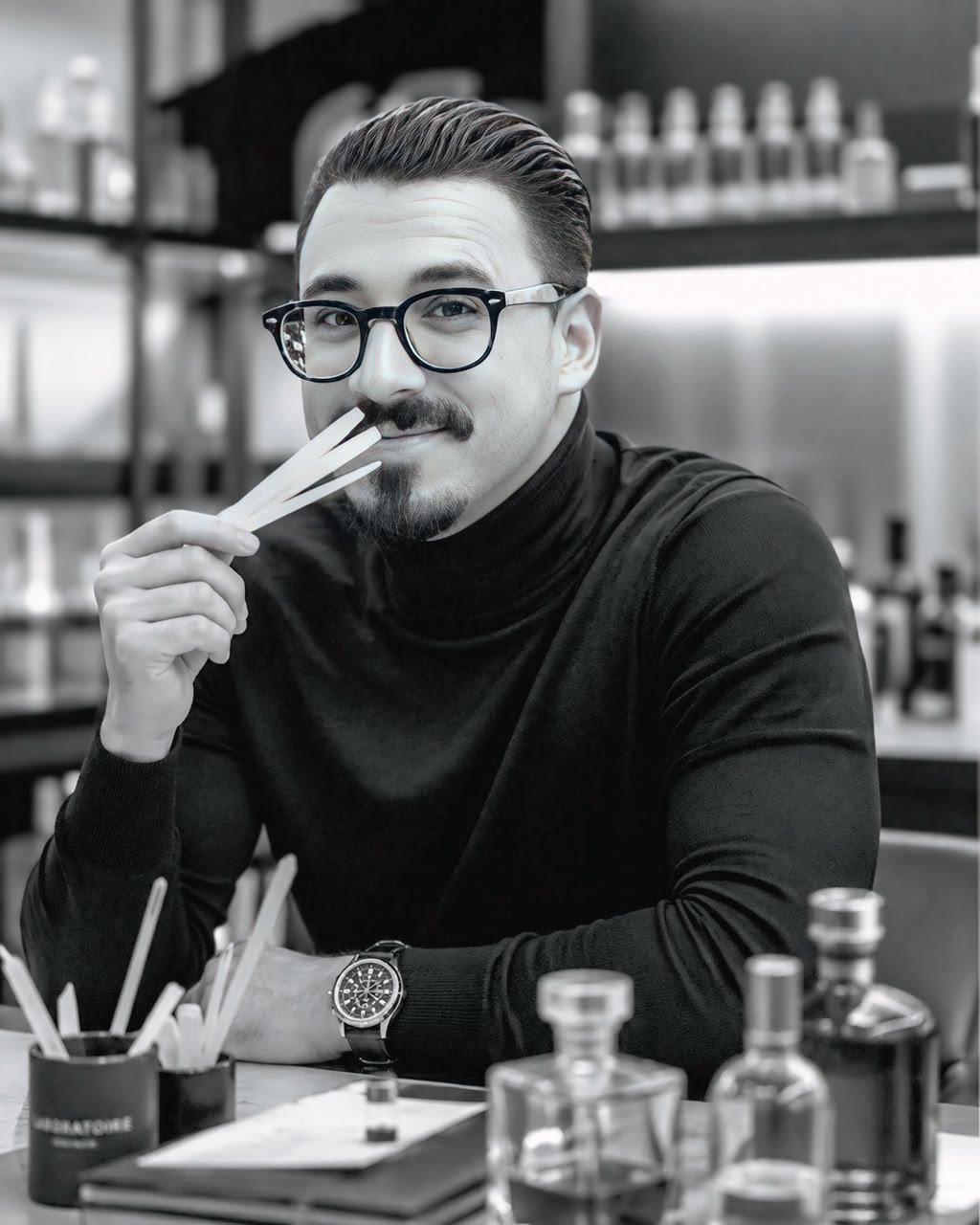 Portrait du fondateur AONE Perfumeria